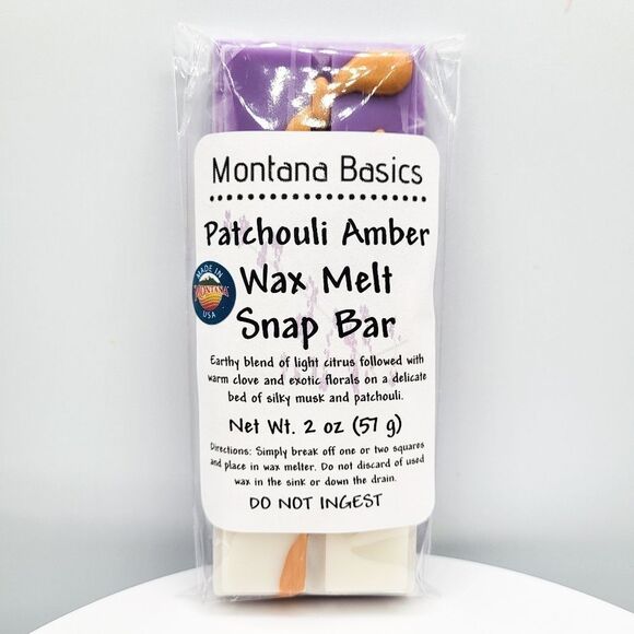 Patchouli Amber - Wax Melt Snap Bar - Picture 1 of 2